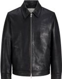 Jack & Jones Leren jas Zwart XL