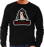 Bellatio Decorations Dieren kersttrui poedel zwart heren - Foute honden kerstsweater - Kerst outfit dieren liefhebber XXL