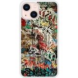 Apple iPhone 13 Graffiti 1 Verstevigd hoesje met sublimatie bedrukking
