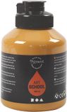 Pigment Art School Acrylverf Ochre – Semi-Glanzend – Dekkende Acrylverf – Waterbasis Acrylverf Voor Canvas, Hout En Gips – 500 ml