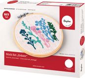 RAYHER Hooggras borduurkit - Diverse kleuren - Textielgaren - Borduren
