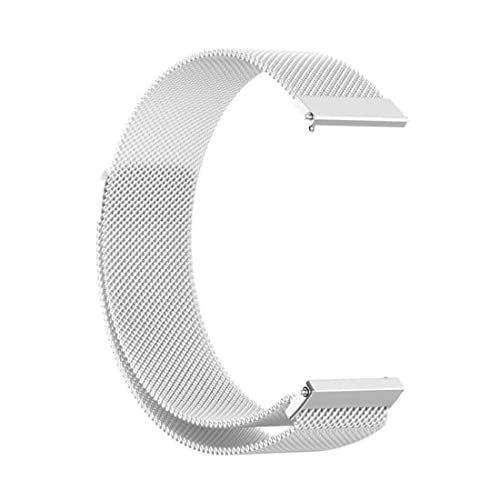 By Qubix Qubix - Milanese bandje voor Garmin Vivoactive 3 - Zilver - 20mm