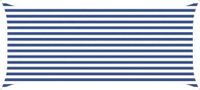 vidaXL Zonneschaduw Blauw en Wit 2 x 4,5 m 100% Polyester Oxford