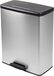 Curver Decobin Prullenbak - 65L - Rechthoekig - Zilver metallic - Pedaalemmer