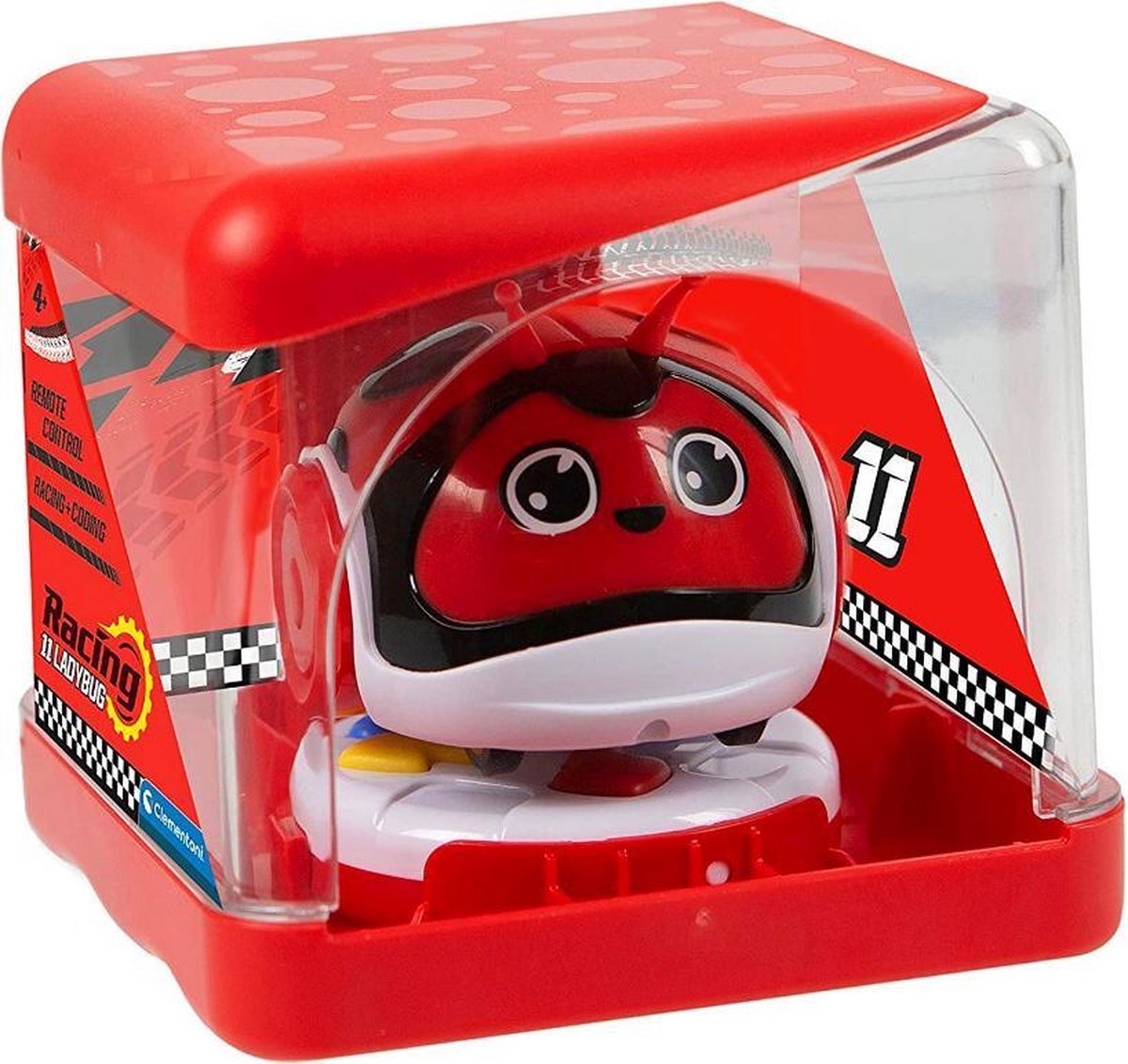 Clementoni Speelfiguur Racing Bug Ladybug Junior Rood 3-delig