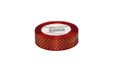 Ruban de satin à pois, rouge, 25mm x 22 mètres