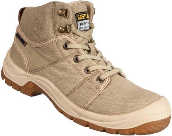Safety Jogger Desert S1P Zand - zand - 44 - Unisex - Sportieve werkschoen - Geel