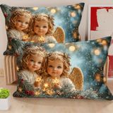 PETTI Artigiani Italiani 2 kerstkussenslopen Angel 02, 50 x 80 cm