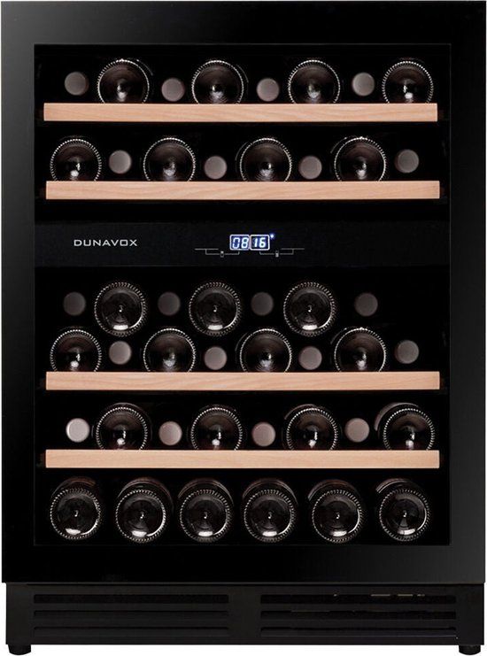 Dunavox Flow-45 Wijnkoelkast - DAUF-45.125DMB.TO - Mat Zwart