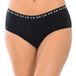 Dim Menstruatie shorty, klassiek, biologisch katoen, zware vloed, nacht, zwart, 36-38