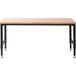 Icecat Bureau debout réglable, plateau en bois de 72"x25", hauteur réglable de 28" à 40", charge maximale de 3000 Lbs, avec prises électriques, pour bureau, maison ou garage