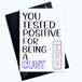 Peachy Antics Grappige verjaardagskaart "You tested Positive for Being A C*nt Birthday Card For Him For Her" van kinderen AP118
