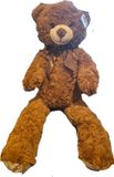 Cilgro Peluche ours en peluche Teddy avec nœud XL 90 cm assorti