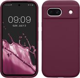 kwmobile telefoonhoesje geschikt voor Google Pixel 8a - Hoesje met siliconen coating - Smartphone case in magenta-lila