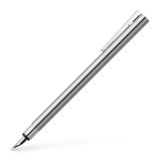 Faber-Castell Neo Slim vulpen glanzend RVS B