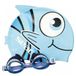 Seacsub Flipper Lunettes de natation Enfants Bleu Polyester