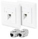 Connexion réseau universelle Cat 6A avec port Keystone RJ45