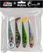 Abu Garcia McPrey Paddle Tail Lures 4 Pièces Couleurs Mixtes