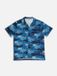 Nudie Jeans Arvid Ikat Shirt Blauw Biologisch Katoen Regular Fit