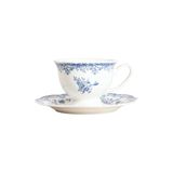 Homla Kopje met schoteltje LOURRY Dark Blue, 200 ml