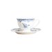 Homla Kopje met schoteltje LOURRY Dark Blue, 200 ml