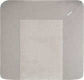 Baby's Only Gebreide baby aankleedkussenhoes - Waskussenhoes - Overtrek verzorgingskussen Sky - Urban Taupe - 75x85 cm