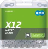 KMC ketting X12 EPT 126s waxed Grijs