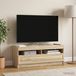 Maison Exclusive - Meuble TV pour téléviseur LED, placage chêne Sonoma