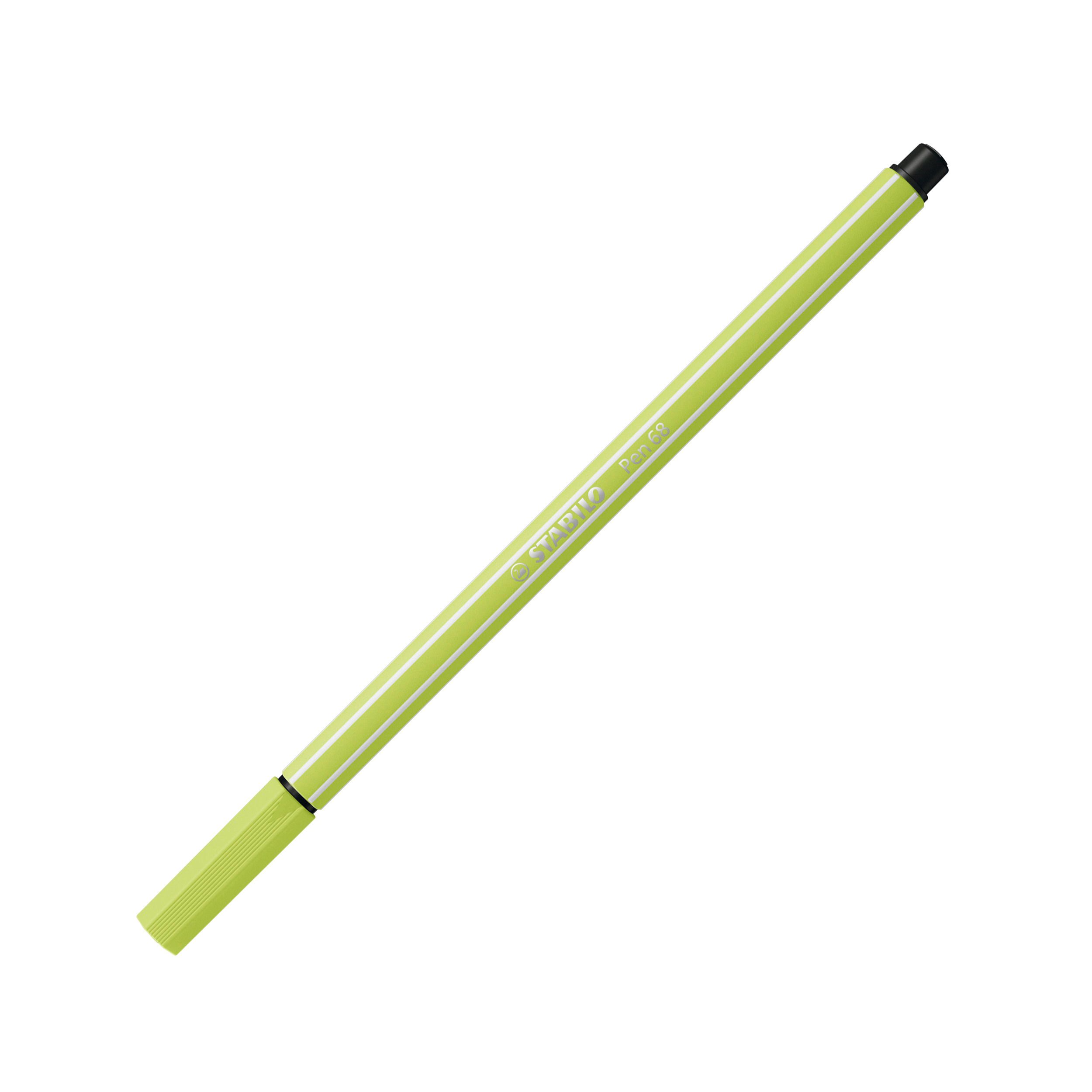 STABILO Pen 68 - Viltstift - Limoen - 1 mm - 1 stuk