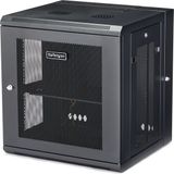 StarTech.com 12U 19" Wandmonteerbaar Netwerk Cabinet, Diepte 40cm, Zwart