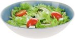 Excellent Houseware Serveerschaal/saladeschaal - D30 x H9 cm - kunststof - blauw - rond