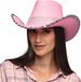 Boland Hoed cowboy Spark roze - 58 cm - Volwassenen - Vrouwen