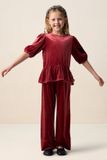 Sissy-Boy Rode velvet wide leg legging