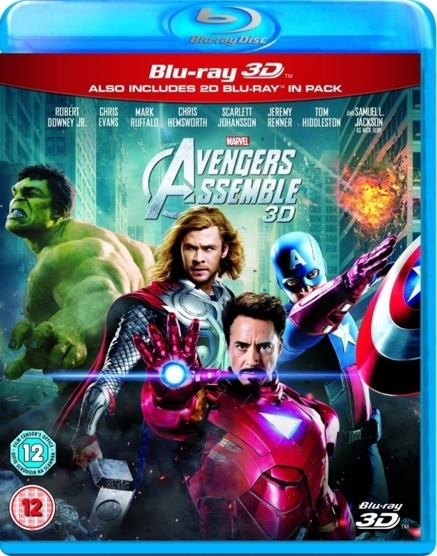 Disney The Avengers 3D blu-ray (3D)