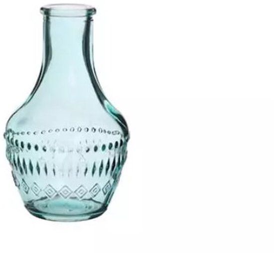 Hortus Fles milano zacht blauw, dia. 6x10 cm