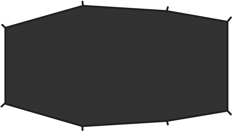 Fjällräven Lite 3 Grondzeil - black - 2020