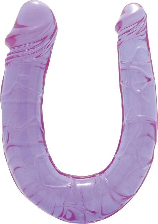 Dubbele Dildo - Paars - 30 cm