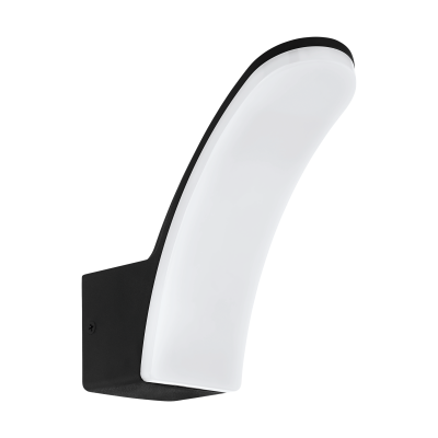 EGLO Fiumicino - Buitenlamp - 1300 lumen - 3000 kelvin - Zwart/Wit