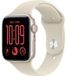 APPLE Watch SE 3, GPS + mobiele verbinding, 44mm, boîtier en aluminium couleur Starlight, bracelet de sport couleur Sand, taille M/L