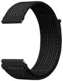 Merkloos / Sans marque Huawei Watch GT nylon band - zwart - 46mm