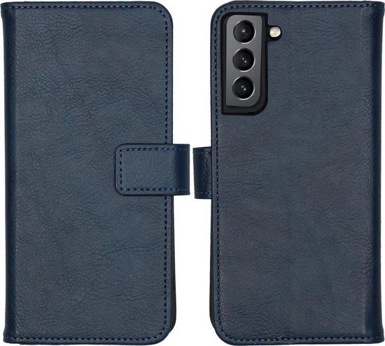 iMoshion Hoesje Samsung Galaxy S21 FE - Book Case - Donkerblauw