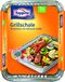 Toppits grillschaal voor direct en indirect grillen, vierkant, 3 stuks (22 x 17 cm), zilver