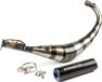Stage6 Uitlaat Streetrace onderlangs Derbi Senda / Minarelli AM6 noir/bleu (50-80cc)
