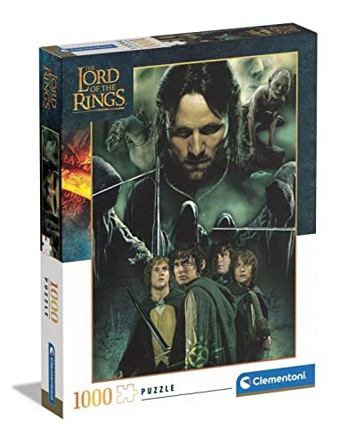 Clementoni - Puzzel 1000 Stukjes High Quality Collection The Lord Of The Rings, Puzzel Voor Volwassenen en Kinderen, 10-99 jaar, 39738