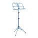 Gear4music Muziekstandaard met Draagtas, Blauw