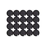 MAUL MAULpro Facetmagneten (20 stuks) Ø 15 mm | kunststof magneet | zwart