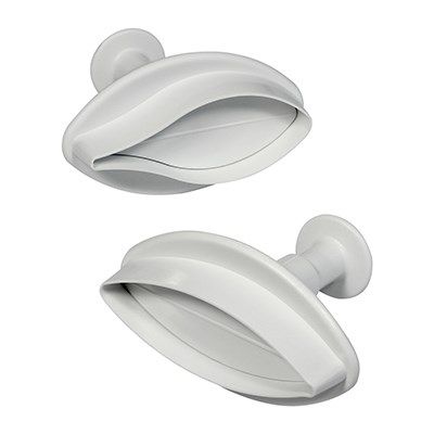 PME LY1001 Koekvormpjes - wit - kunststof - 8 cm