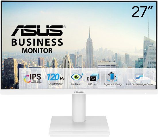 ASUS VA279QGS-W - 27 Inch - FHD Business Monitor - Wit