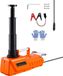 Cric électrique 15 tonnes - Kit de cric portable avec éclairage LED - Cric hydraulique pour voiture pour une utilisation facile