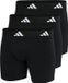 Adidas Sportswear Active Flex Cotton Boxer Briefs 3-Pack Men XXL Black